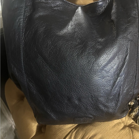 Frye Black Woven Leather Shoulder Bag - Picture 2 of 10